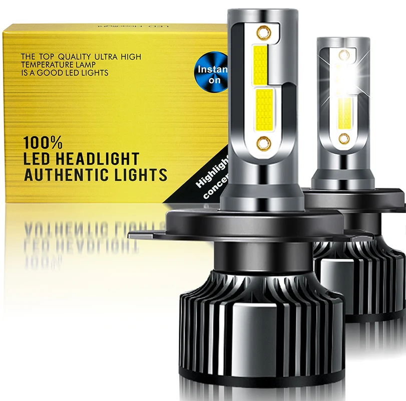 1 шт. H4 HB2 9003 Hi/Lo белый 50 Вт 600 лм мотоциклетная Светодиодная лампа для фар YAMAHA FZ6 S2 2009