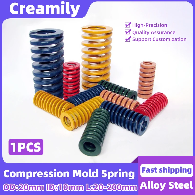 Пружина для форм Creamily 1 шт. пружина пресс-форм 20x10XL сжатия внешний диаметр = 20 мм