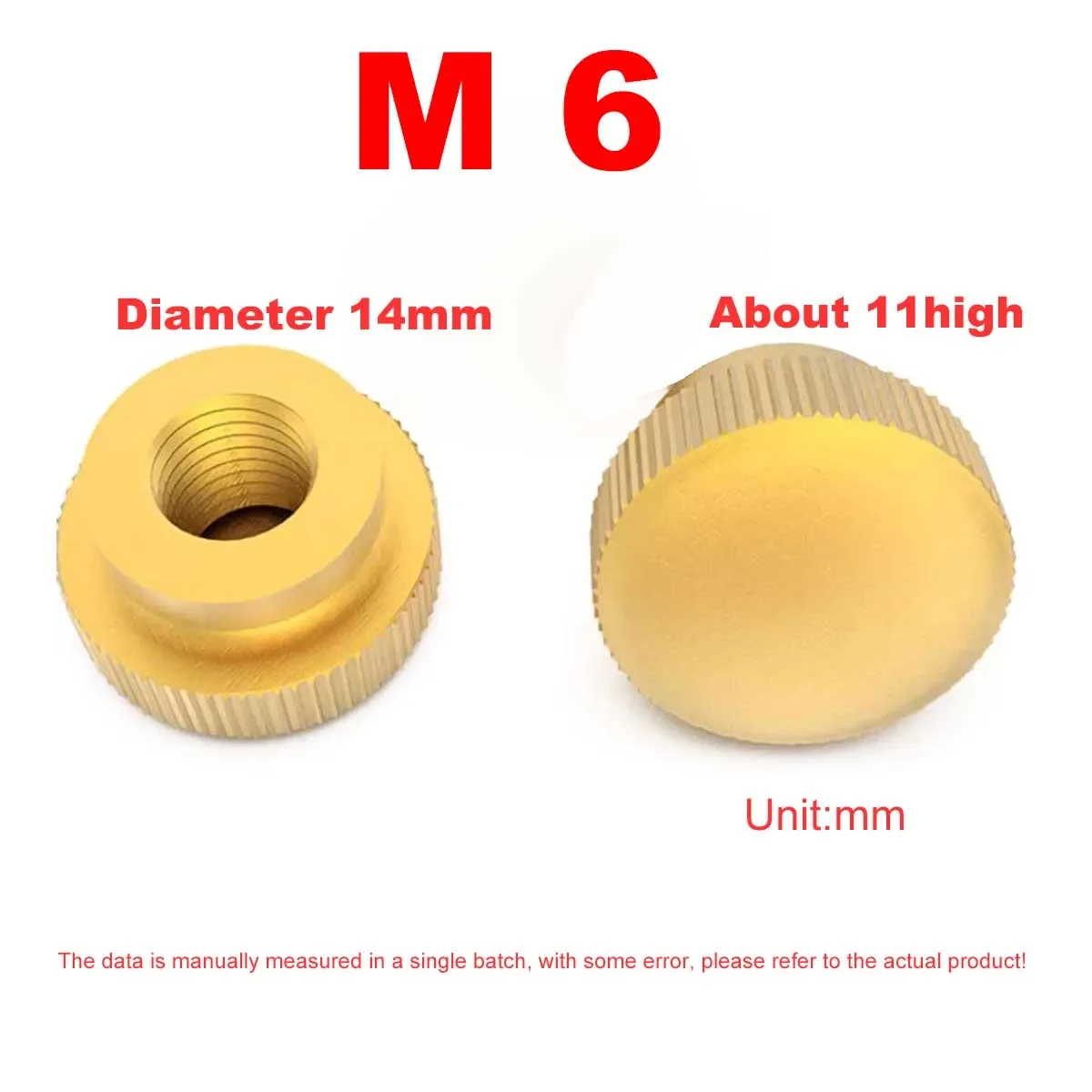 

Латунная ручная гайка с высокой головкой/медная декоративная гайка M3 M4 M5 M6 M8