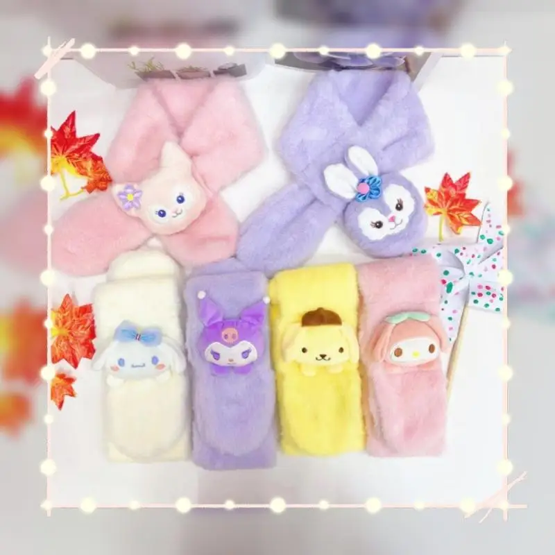 

Плюшевый шарф из мультфильма аниме Мелодия Коричный курол помпон пурин зимний утепленный теплый шарф Симпатичные плюшевые игрушки подарок...