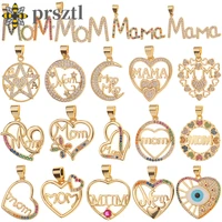prsztl handmade gold pendant for mom mama holiday supplies diy pendant for necklack mothers day jewelry making accessories