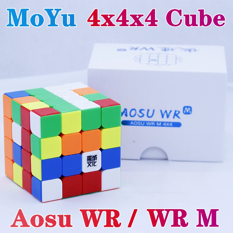 MoYu Aosu WR/WR M cubo 4x4x4 Магнитный магический куб-пазл WR Профессиональный