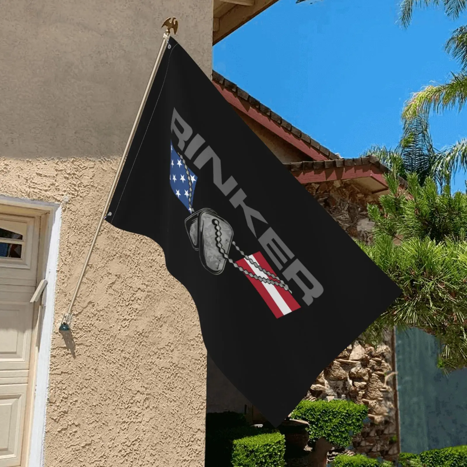 Флаг ветеранов Rinker Family с надписью рекламный баннер для автомобилей клубов
