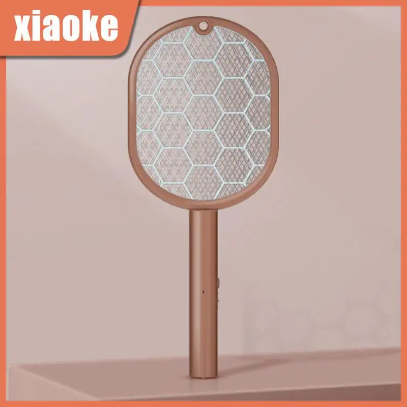 

Multifunctional Mosquito Killing Lamp Rechargeable Electric Fly Swatter Two-in-one Folding Mosquito Killer Rotating Household