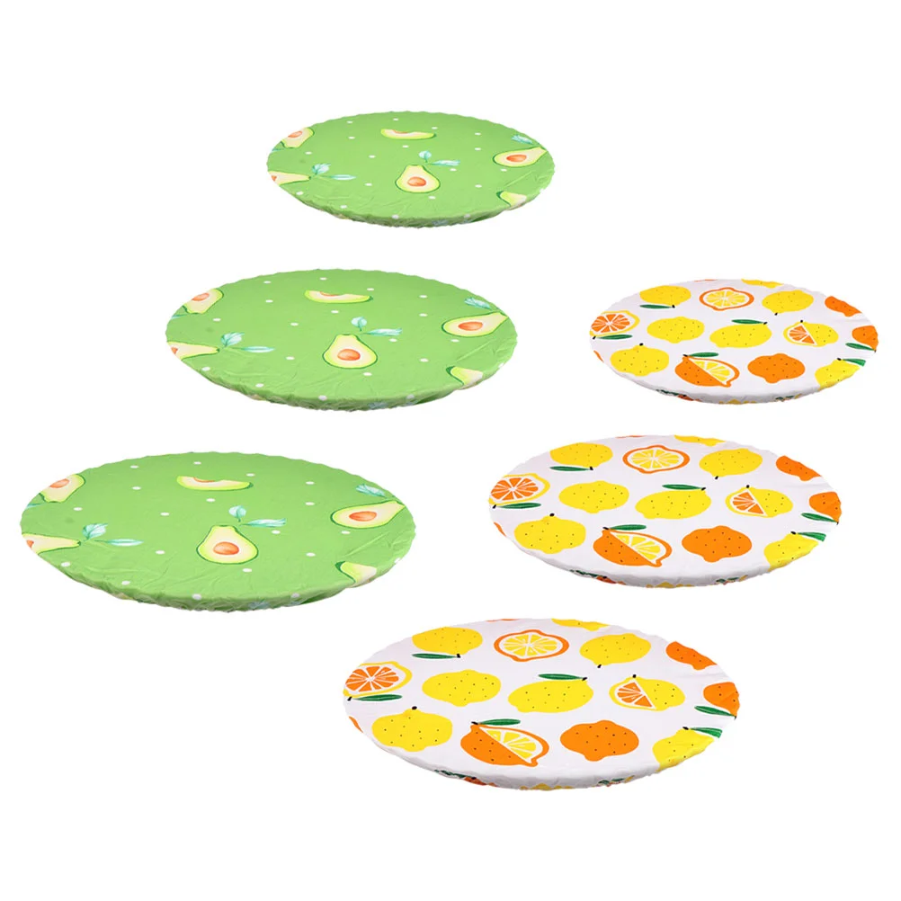 

6 Pcs Great Simple Safe Reliable Bread Fine Useful Elastic Bowl Covers for Food Bowl Kitchen