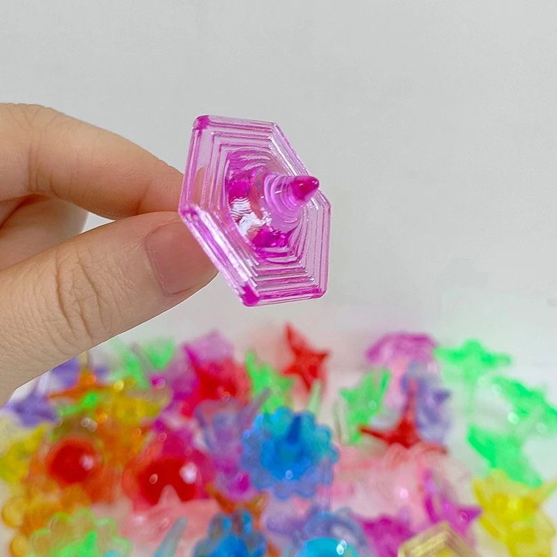 10 шт. Новинка креативная игрушка забавный мини волшебный пластиковый гироскоп