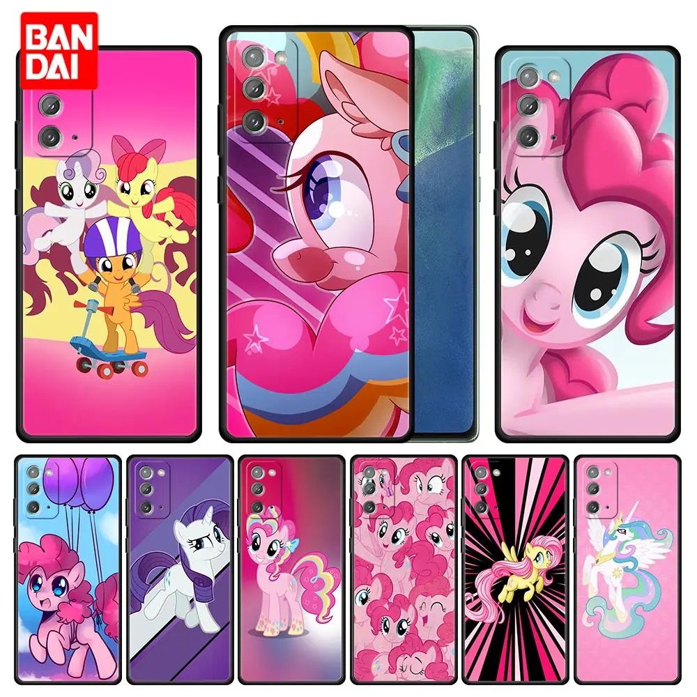 

Anime Cartoon My Little Pony Case for Samsung Galaxy Note 20 10 9 8 S21 S20 FE Plus Ultra Lite 4G 5G Silicone Funda Capa Cover