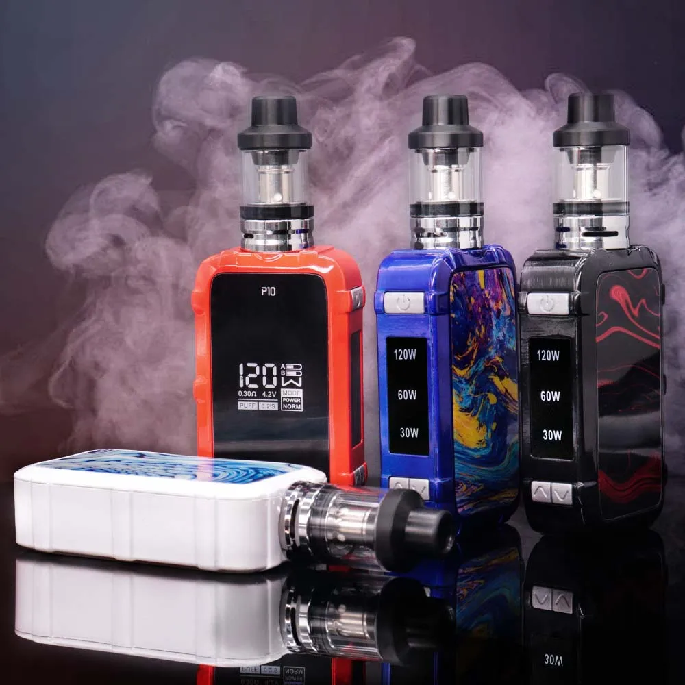 

Огромный vapor P10 120 Вт Vape kit 1800 мАч встроенный аккумулятор 3 мл бак электронная сигарета крутые vapes наборы Vaper Vape Pen испаритель