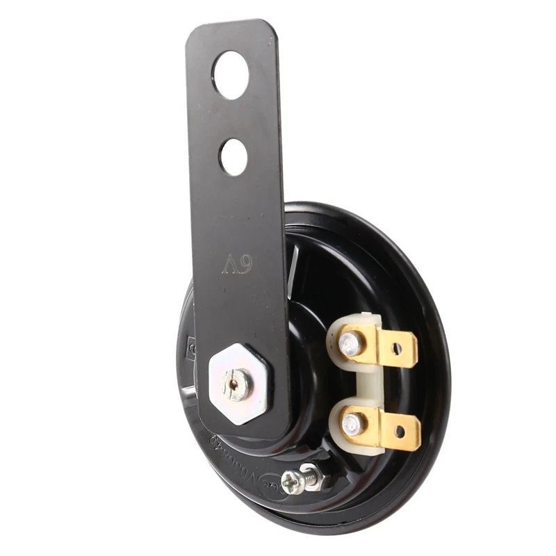 

6V Black Mount Electric Horn For Car Motorcycle Truck Vehicle