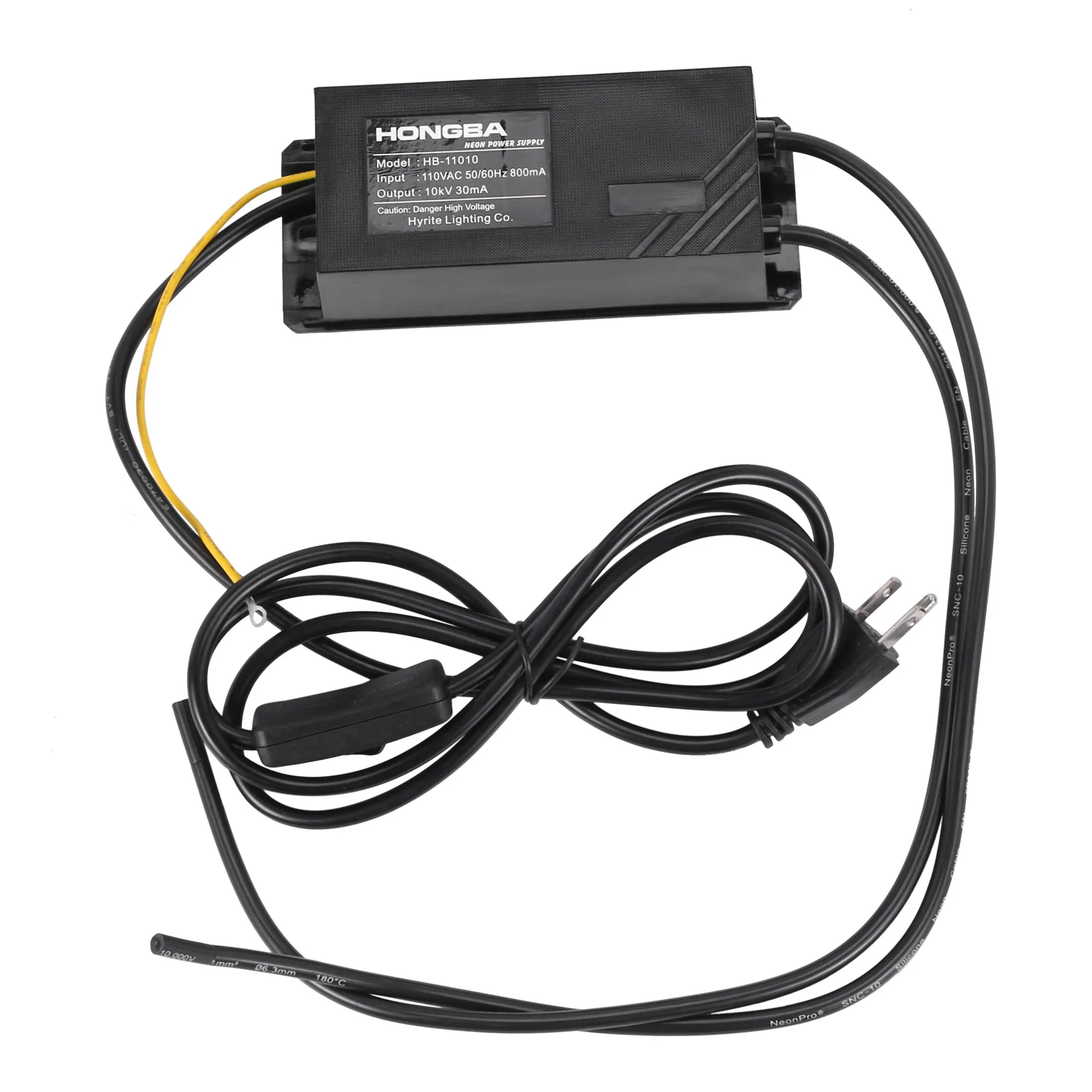 10 кВ 120 В неоновый световой знак трансформатор для источника питания неоновой