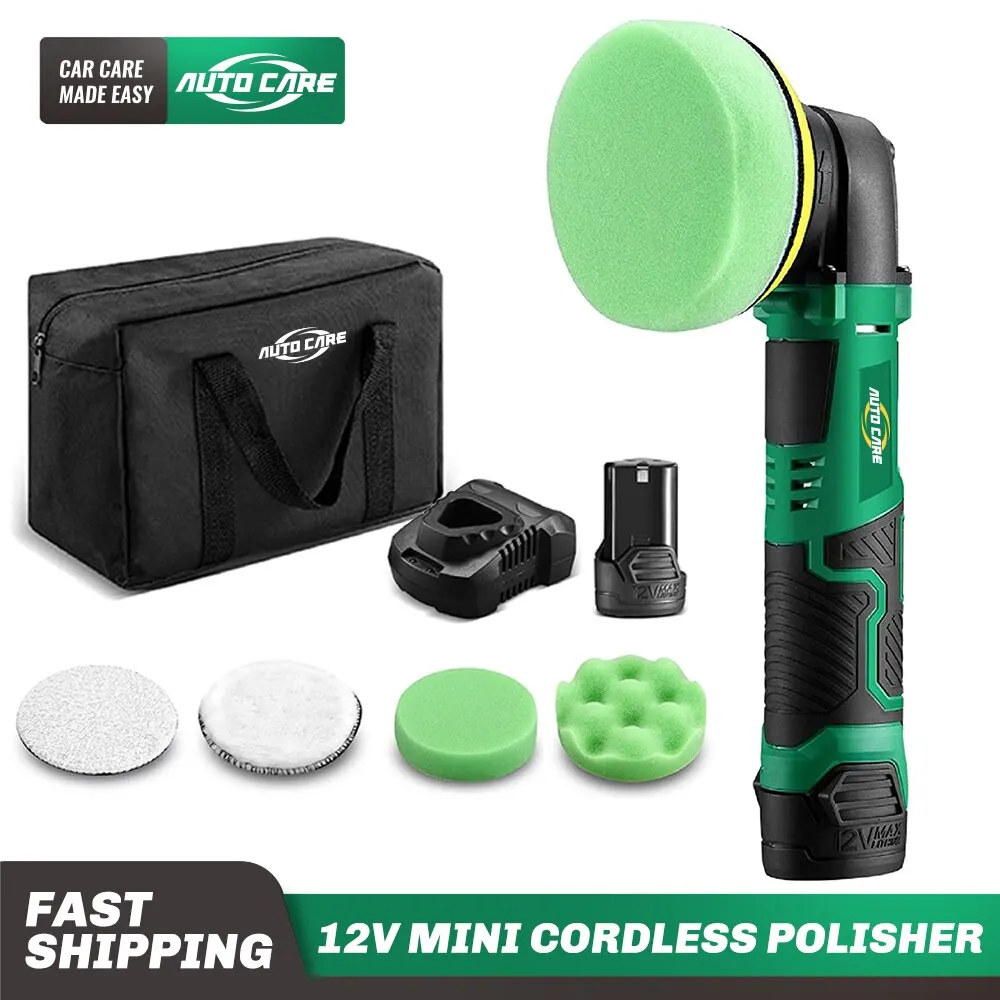Cordless Mini Polisher Car Polishing Machine 3000rpm 12V Electric Cars Polish Machines Adjustment Speed Detailing Tool