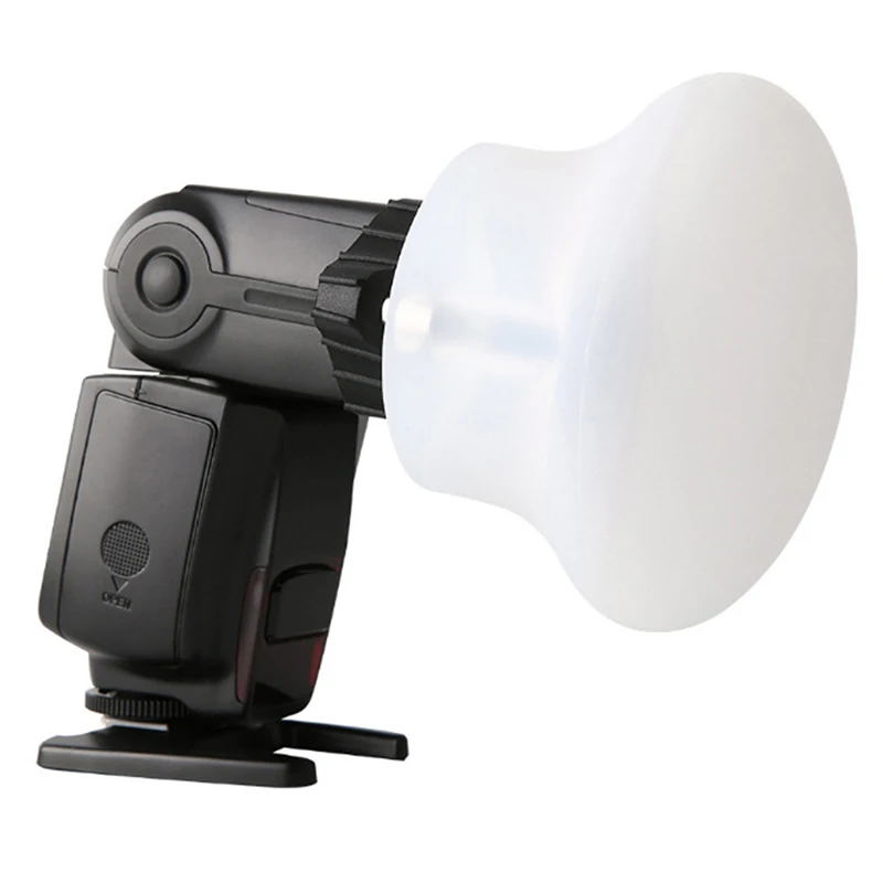 

1Pc Silicone Soft Light Shade Rubber Mod Sphere Modular Flash Accessories for Canon Nikon Yongnuo Camera Speedlite Mod