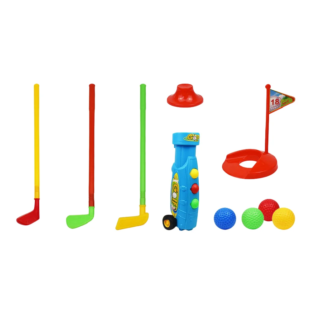 

10Pcs Kids Club Set Golfer Sports Indoor Outdoor Games Educational For Promotes Physical Mental Development