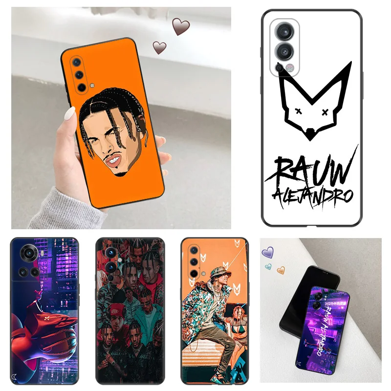 

Силиконовые черные чехлы Rauw Alejandro для телефона OnePlus 10 Ace 9 8 Pro 11 R Nord ce 2 T 3 Lite N10 N20 N100 N200 5G N300, чехол