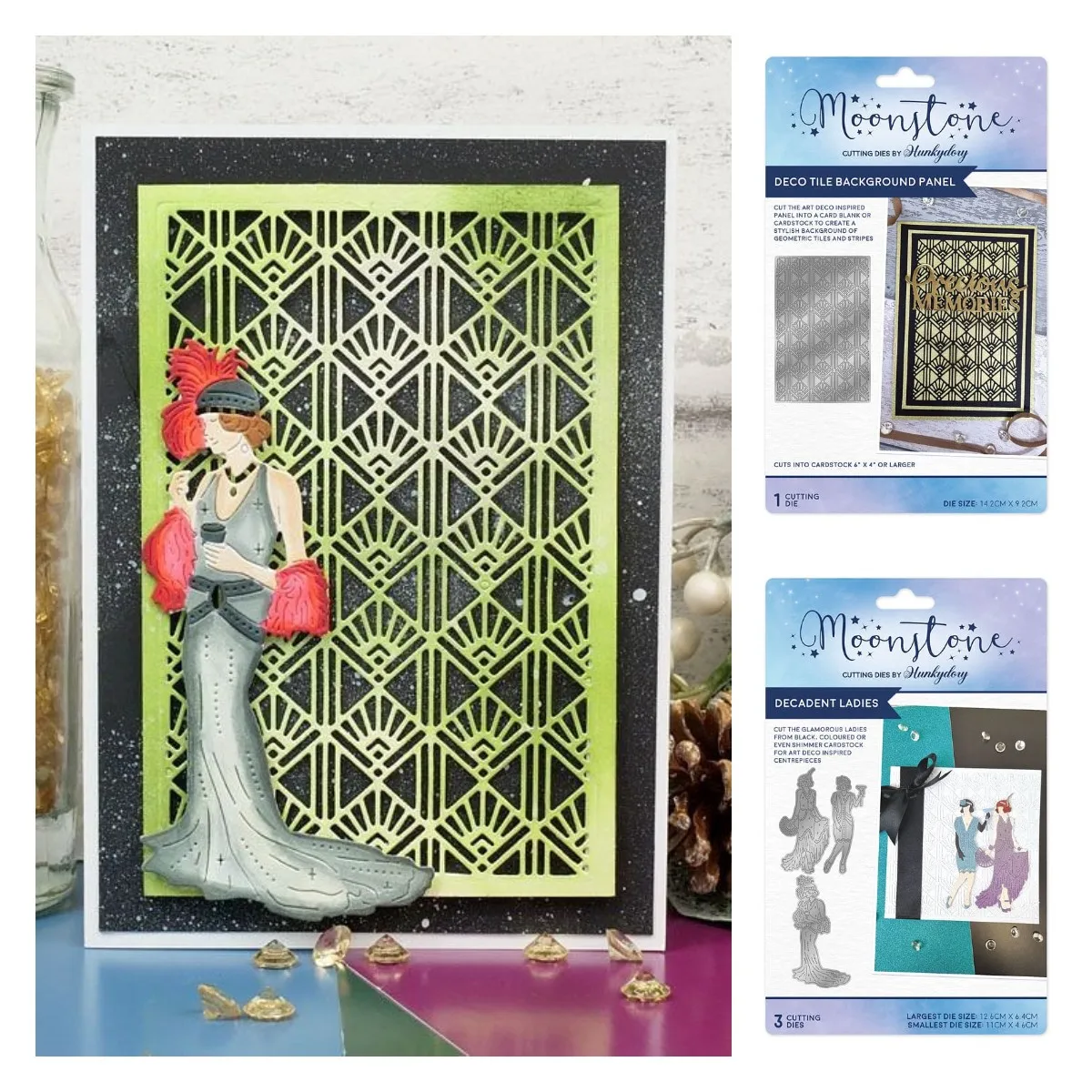 Набор металлических пресс-форм Decadent для женщин декоративная плитка фоновая