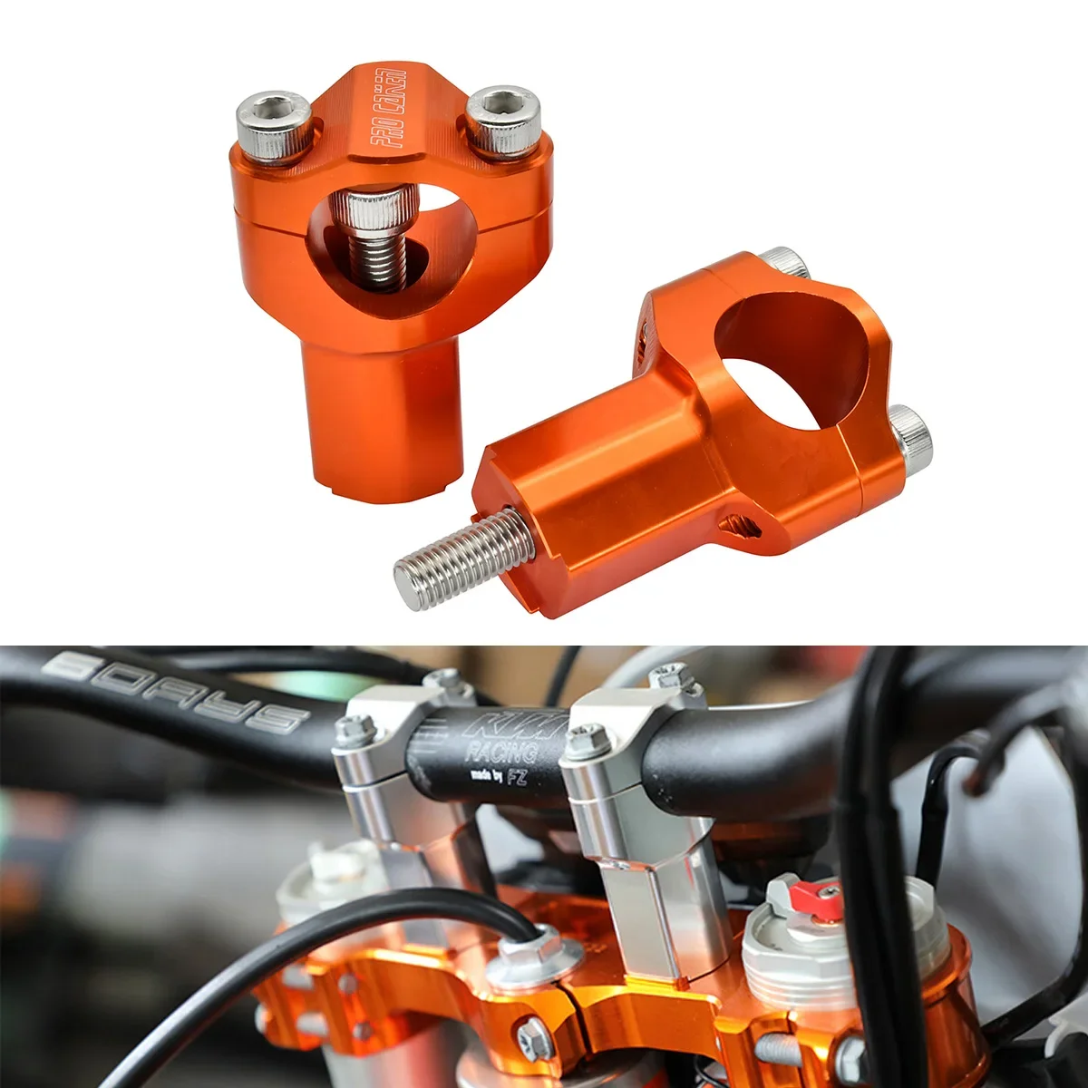 Мотоциклетный 55 мм CNC руль стойка зажим Крепление для KTM EXC EXCF SX SXF SXS XC XCF 125 200 250 350