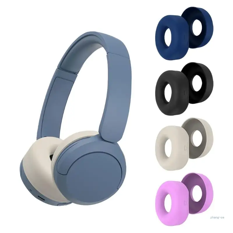

M5TD Silicone Ear Pads Cover for WH-CH520 Headphones Earpad Protector/Earphone Covers