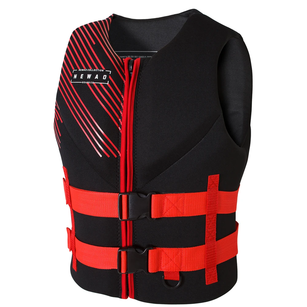 

2022 Adults Life Jacket Neoprene Buoyancy Aid Saving Safety Life Vest for Water Sports Swimming Rafting Surfing Fishing Kayak