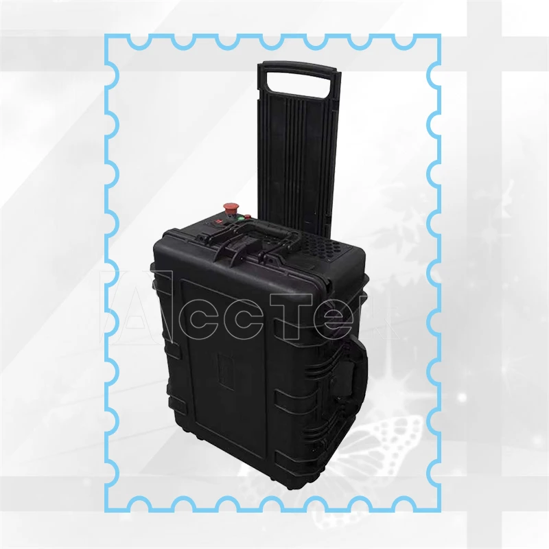 

ACCTEK Handheld 100W Pulse Fiber Laser Cleaning Machine for Metal Rust Removal Paint Oil Portable Laser Rust Removal Machine
