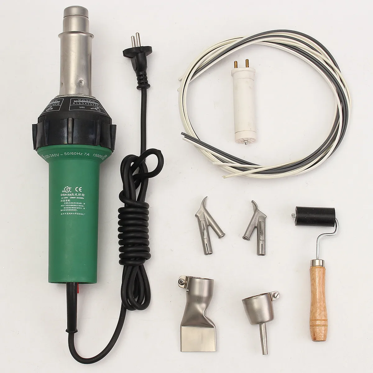 

New AC 220V/110V 1600W 2000W 50/60Hz Electronic Hot Air Torch Plastic Welding-Gun For Welder + 6Pcs Accessory Hot Tool kit