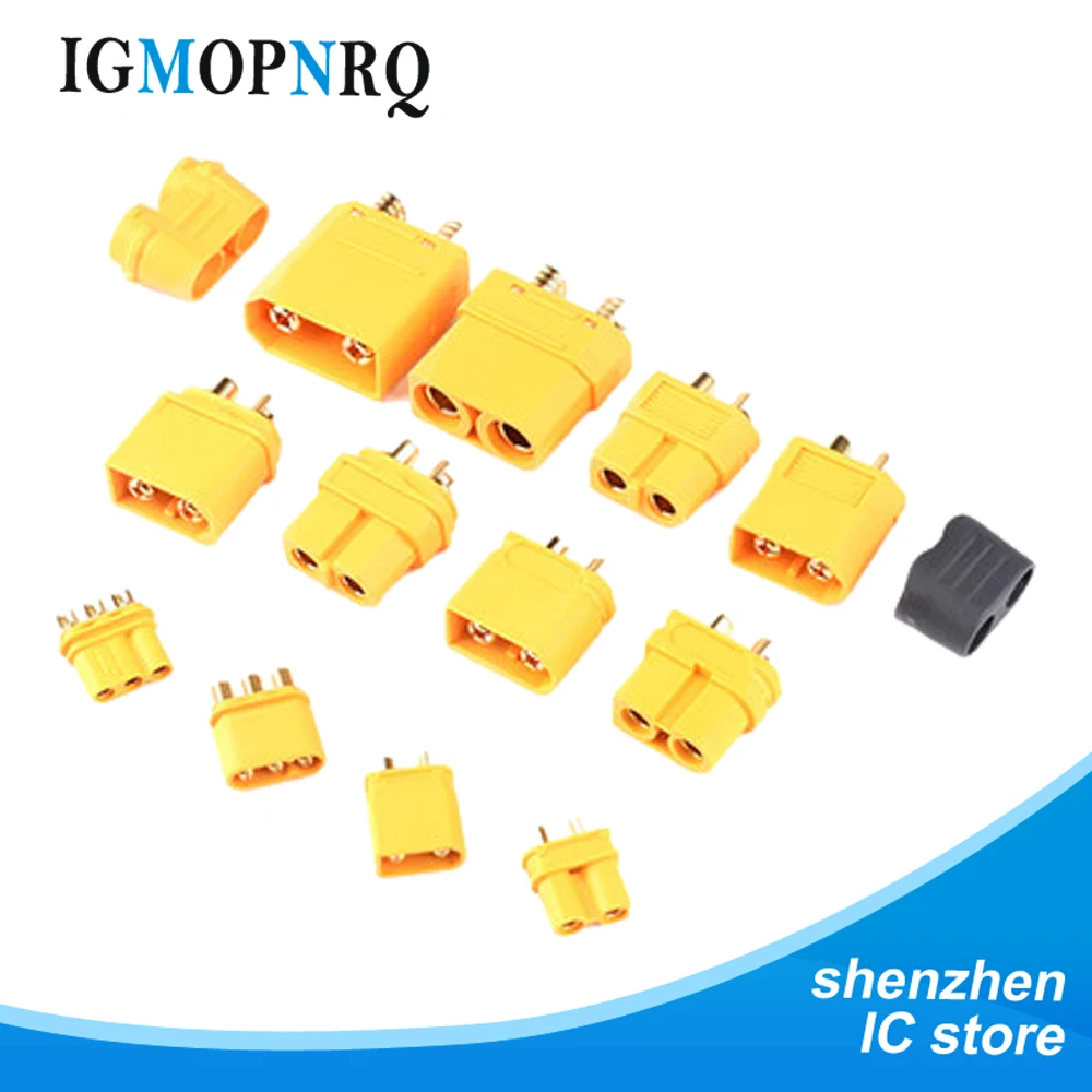 10 шт. Штекерный разъем Amass XT60 XT60H XT30U XT90H с корпусом в футляре 5 Штекерный 5 гнездовой (5 пар)