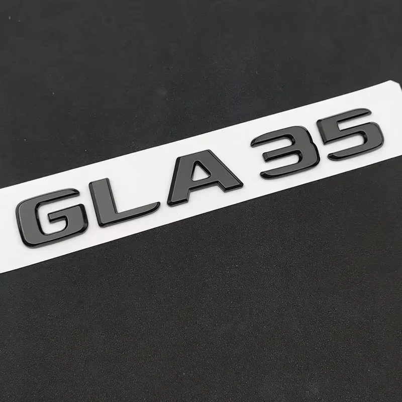 

3D ABS значок на задний багажник автомобиля с буквами GLA 35 45 45S Turbo 4matic эмблема логотип для Mercedes GLA35 GLA45 GLA45S AMG X156 аксессуары