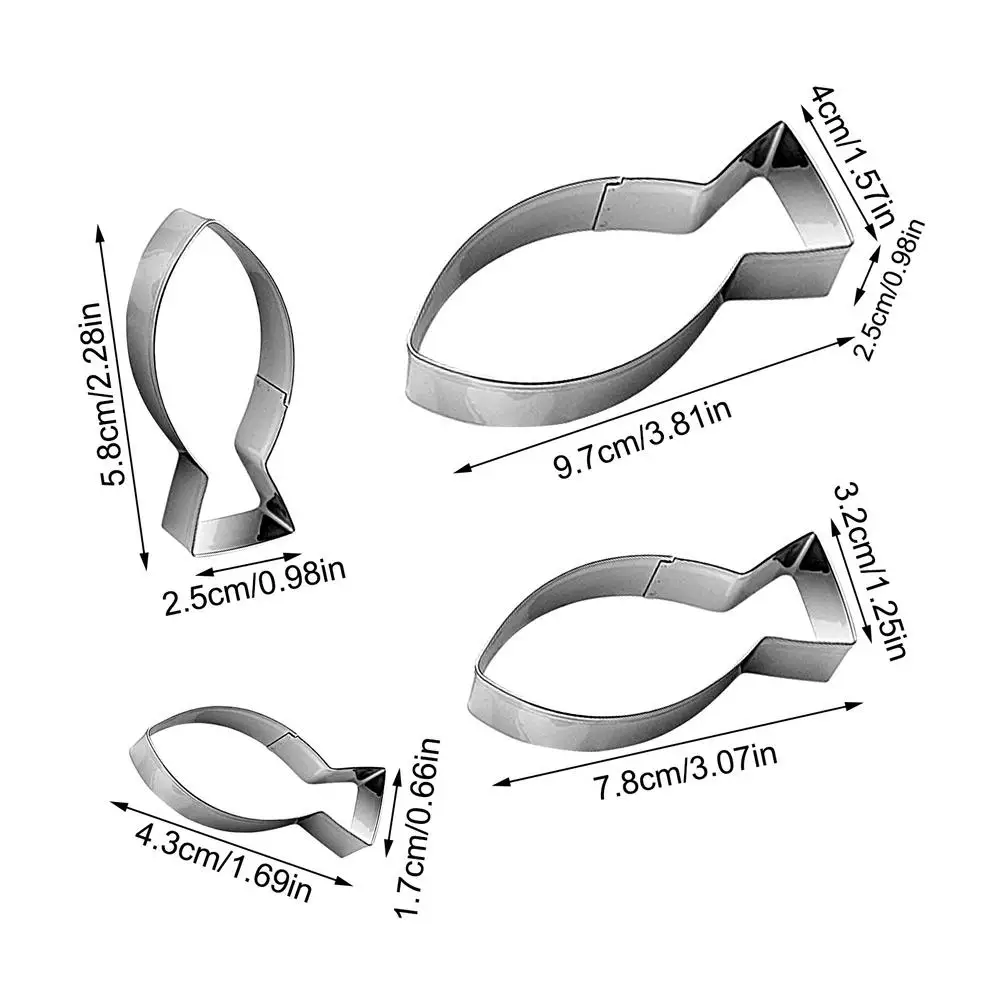 

Формочки для печенья Fish Cookie Cutter