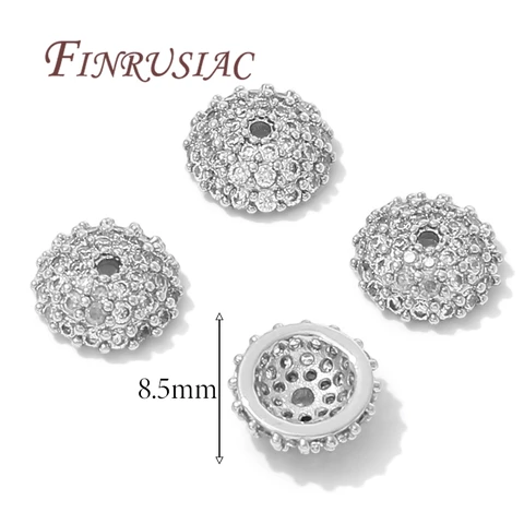 Позолоченные шапочки для бусин FINRUSIAC 8,5 мм