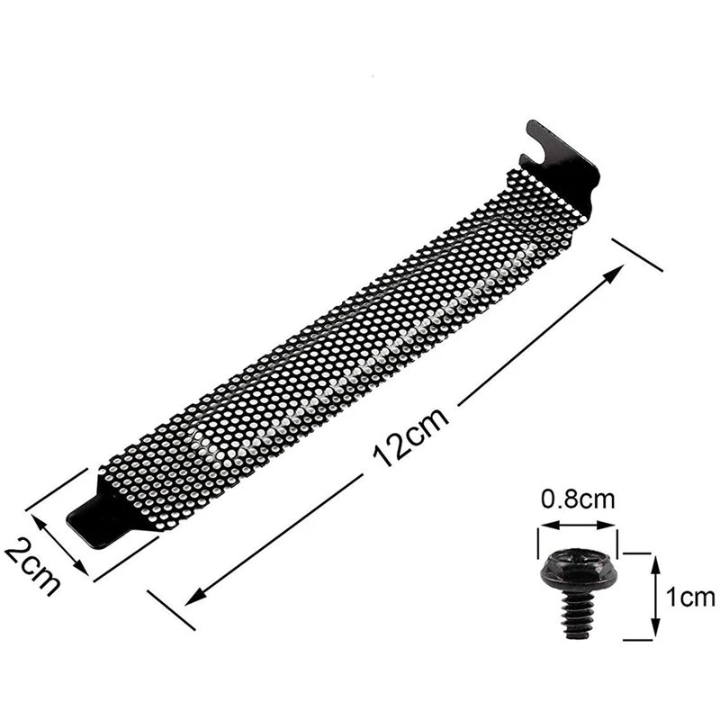 AT14 20 шт. крышка слота PCI Жесткий стальной Пылезащитный фильтр заглушка пластина