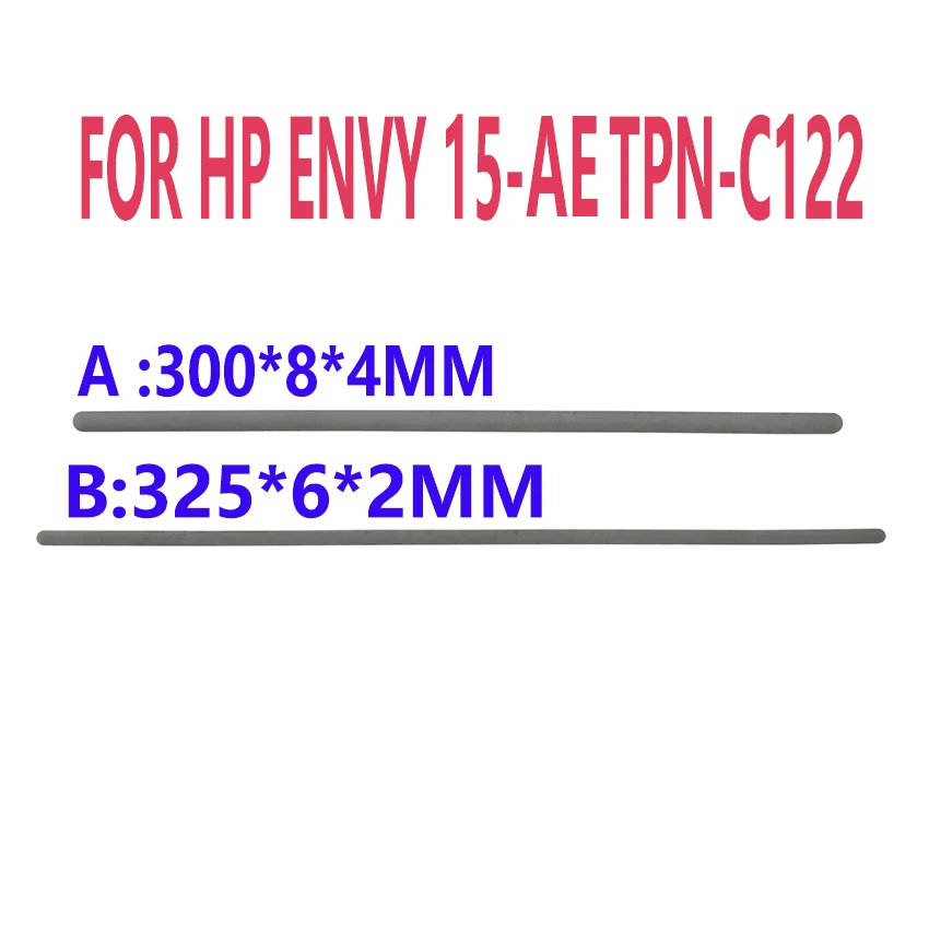 1PCS  Laptop Rubber Pad FOR HP ENVY 15-AE TPN-C122 300*8*4mm 325*6*2mm Lower Cover Foot Pad With Double-Sided Tape Rubber Foot