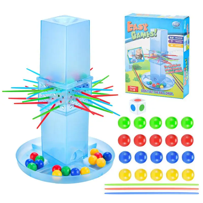 

Stick Pull Game Kerplunk Classic Kids Game With Beads Sticks And Game Unit Stick Games Helps To Build Close Interaction And