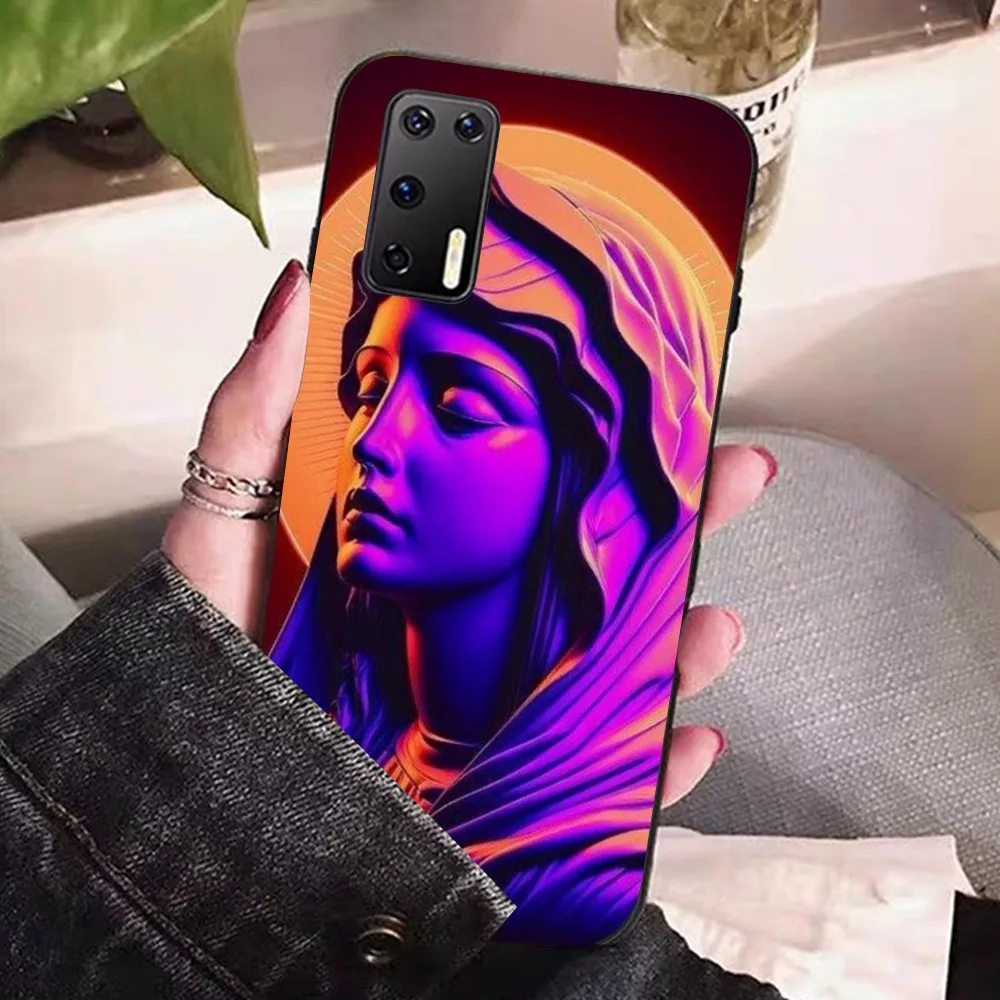 wa Maryja etui na telefon Huawei P 8 9 10 20 30 40 50 Pro Lite Psmart Honor lite 70 Mate