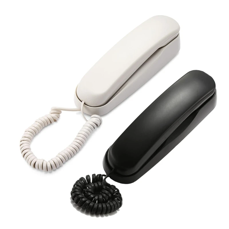 Wired- Landline Telephone with Mute and Redial Functions Easy to Install Dropship