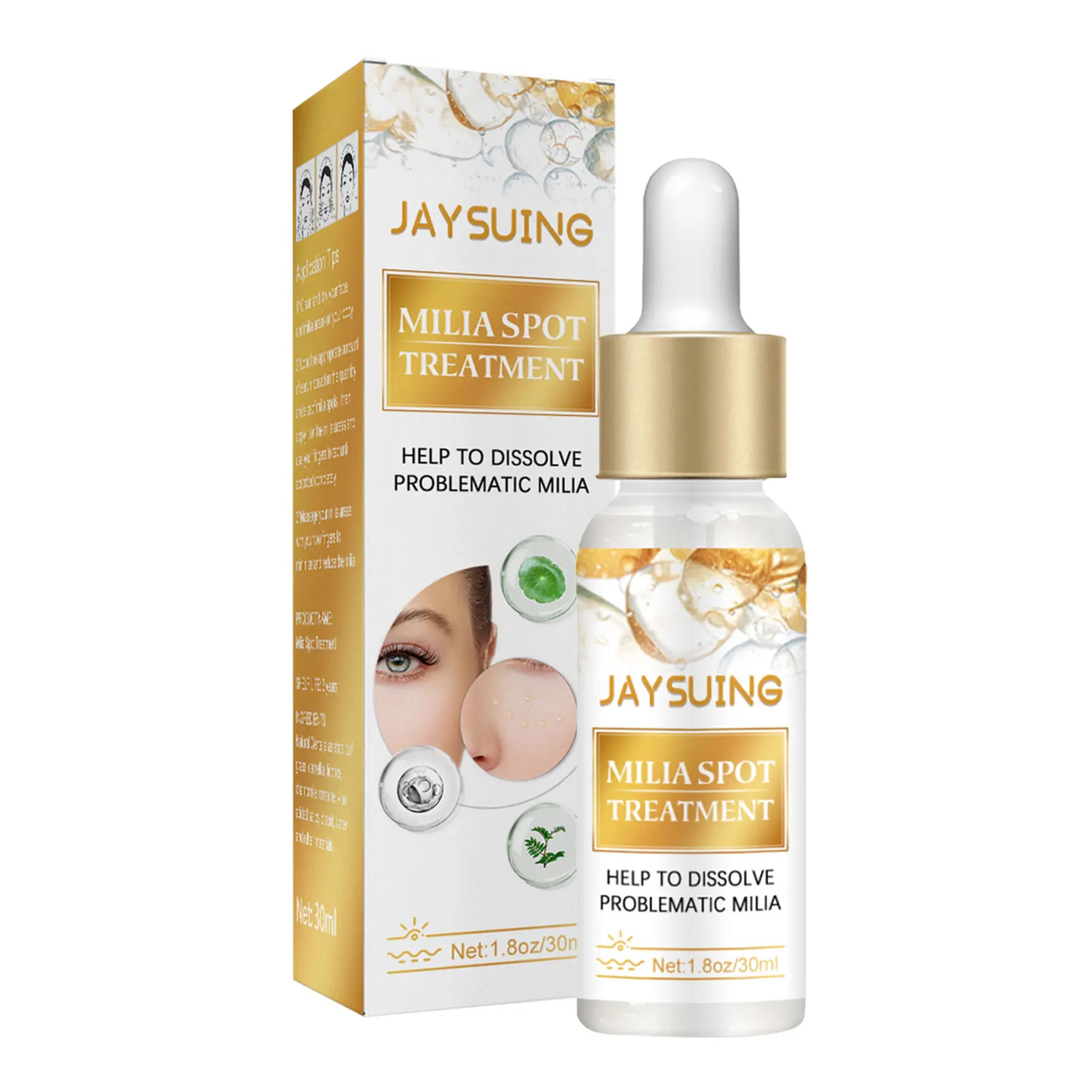 

Milia Remover Essential30ml Eye Serum To Firm Wrinkles & Reduce Dark Circles Dark Circle Lightening Reduce Inflammation