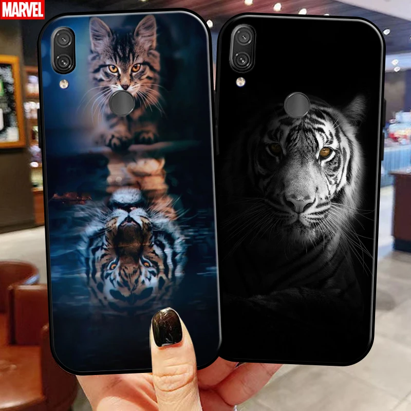 

Tiger Lion Eagle Dog Cat Wolf For Xiaomi Redmi Note 7 7 Pro 7S Redmi 7 7A Phone Case Back Silicone Cover Soft Liquid Silicon