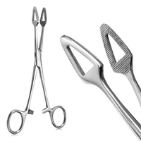 1pc body piercing tool forceps surgical steel clamp tragus ear safety pliers fixed self locking lip navel nose piercing tweezers