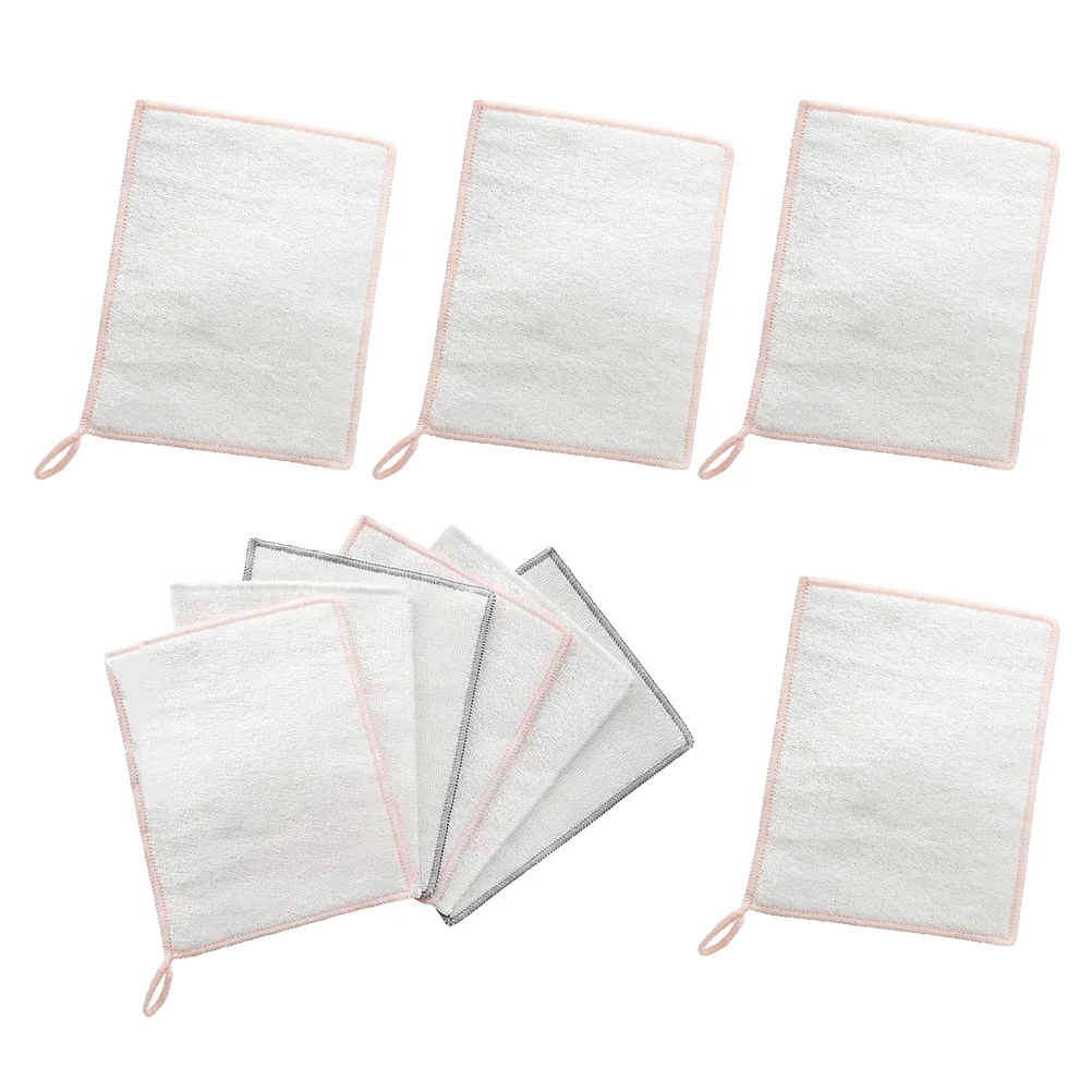 

10pcs Bathroom Towel Kitchen Dish Towels Hand Wipe Cloth Dish Washing Cloths Kitchen Scrub Cloth Table Cleaning Towel