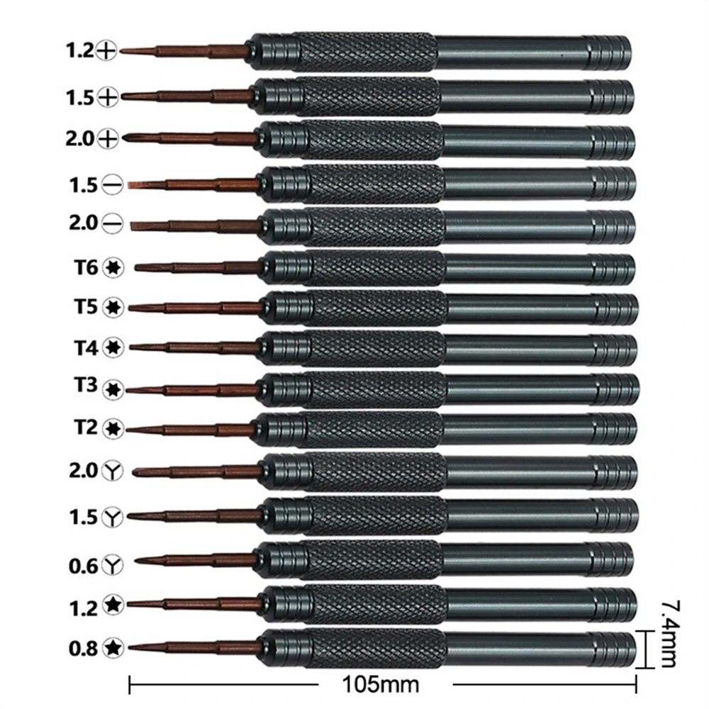 

5pcs Precision Screwdriver Kit Professional Phillips Sloted Screw Computer Repair Opening Tool For Cell Iphone Screen Repair Key
