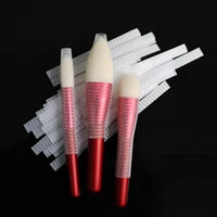 10pcs makeup brushes mesh protectors cover beauty elastic mesh protective net makeup cosmetic tool kits brush net pen cover