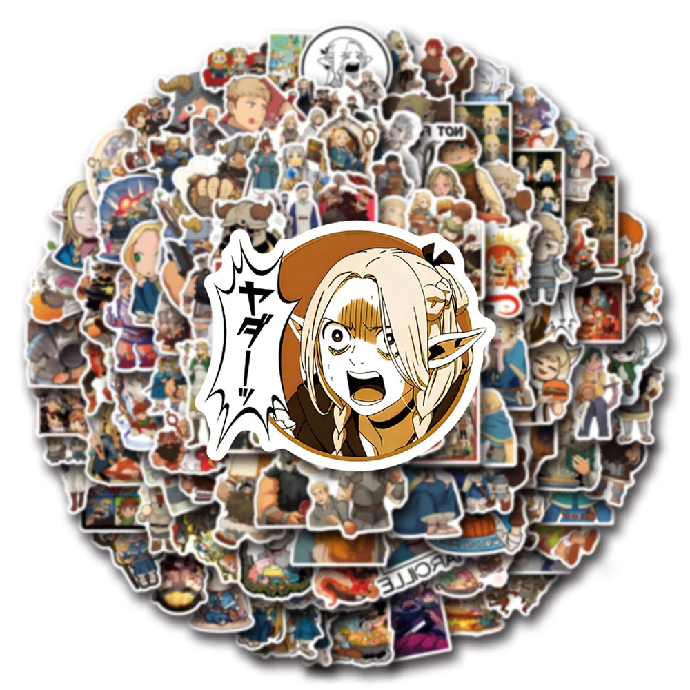10/30/50/110 шт Вкусные в Подземелье Аниме наклейки Милый Марсиль Мультфильм Детские