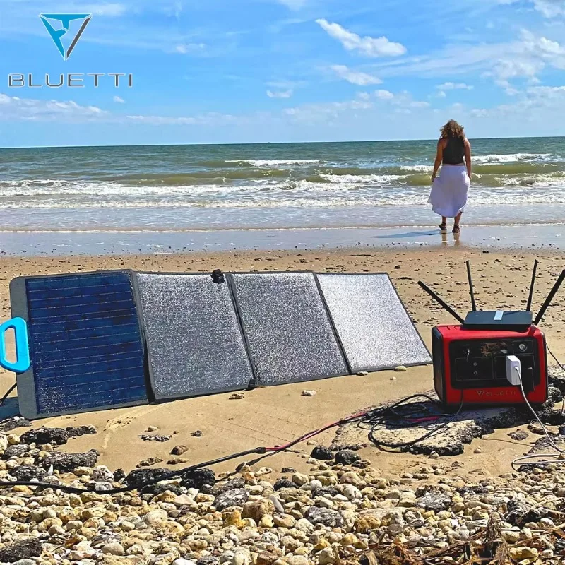 Синяя портативная электростанция Tti Eb3a Pv120 Монокристаллическая солнечная панель