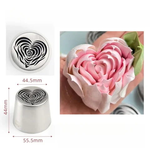 Насадки для глазури из нержавеющей стали 3 шт.