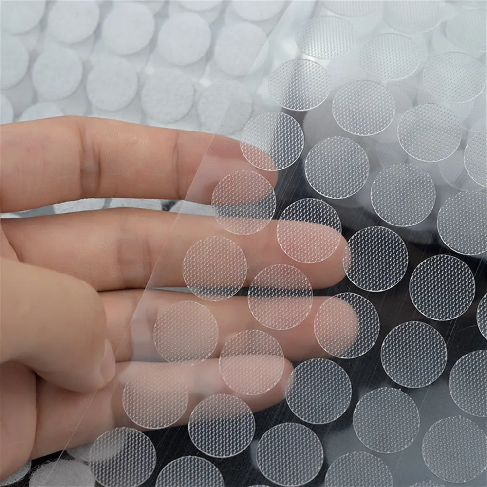 

10/15/20/25mm Self Adhesive Fastener Tape Ultra-thin Strong Hook Loop Magic Tape Strong Glue Stickers School Office Supplies