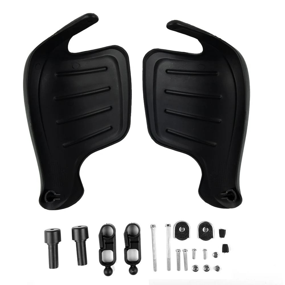 

Black Guards 2Pcs Shield 29*20*11.5cm Pair Handguard PP Deflector Protector Wind Newest Motorcycle Latest Practical