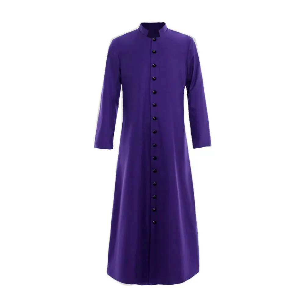 Новый тренчкот церковного священника Каскадный халат для Священного