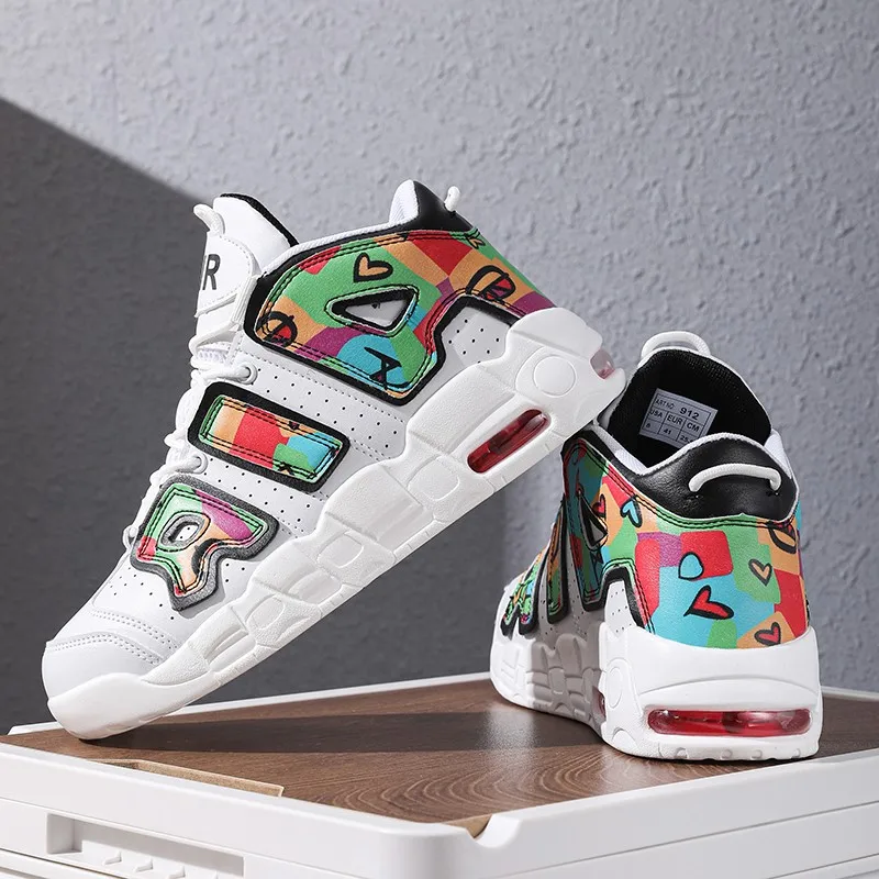 QNX-913 NEW Mens Basketball Sneakers Non-Slip Gym Training Sports Shoes for Womens Wearable ForMotion Basketball Shoes for Kids