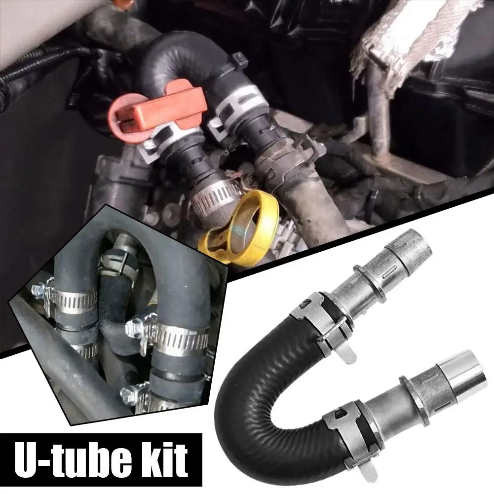 

Upgrade Aluminum Engine Heater Core Bypass Hose Kit Accessories Fit Hose Alloy 626-001 Durable Fittings Automotive with U-T X3P7