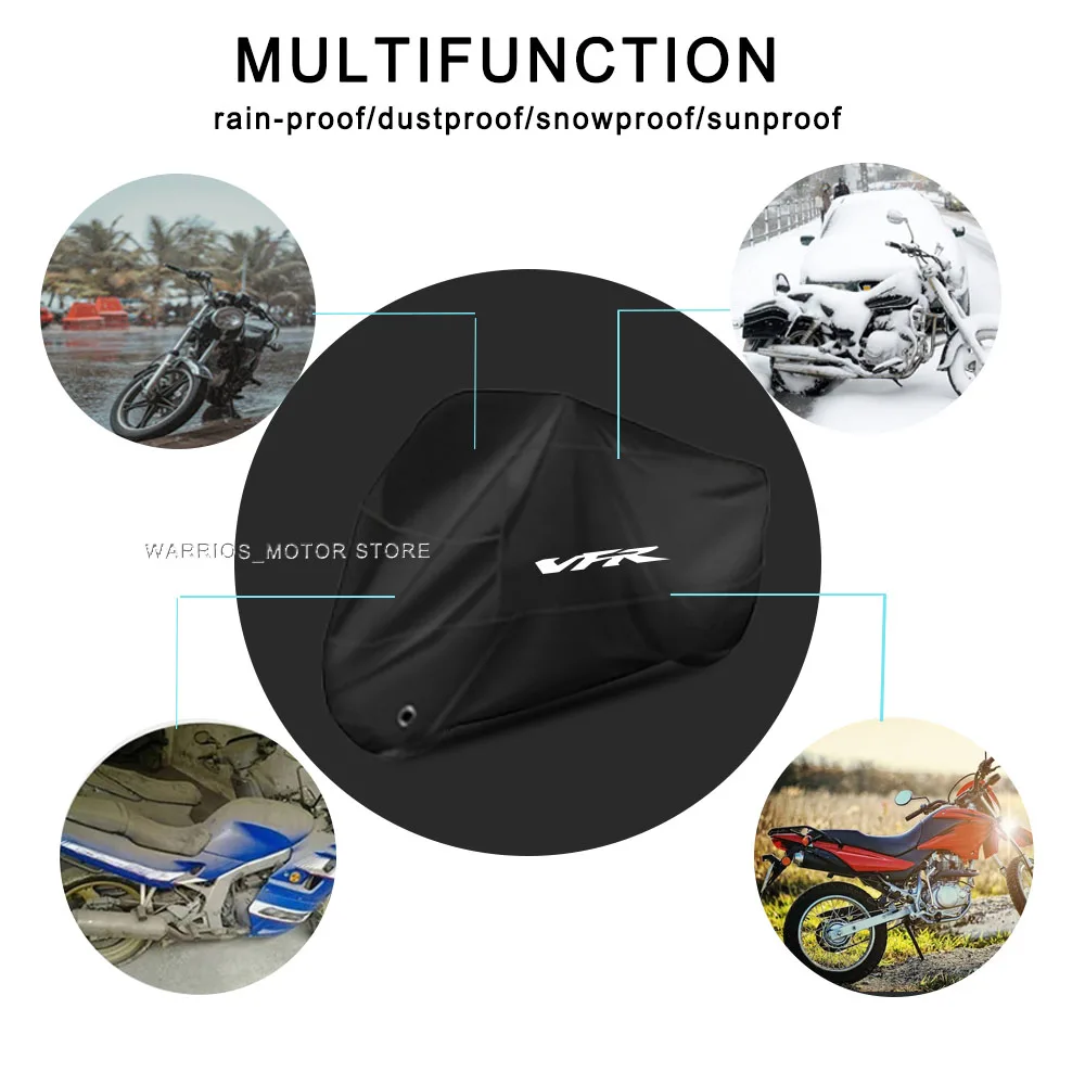 Фото Для Honda VFR 800 Vtec VFR 1200 F 1200F чехол для мотоцикла, защита от ультрафиолета, пыль, снег, уличный водонепроницаемый чехол для мотоцикла №3