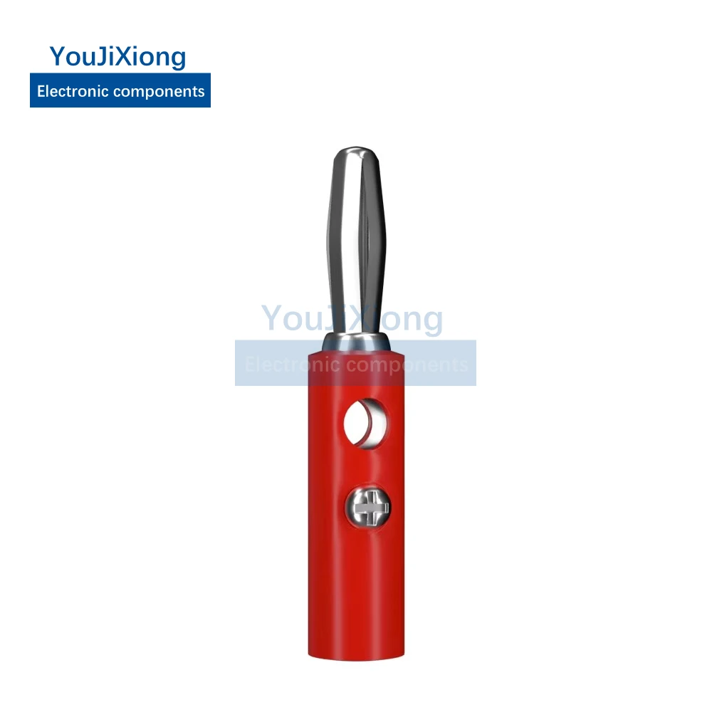 10 шт. 4 мм штекер типа банан аудио динамик электрический винтовой разъем 5 цветов