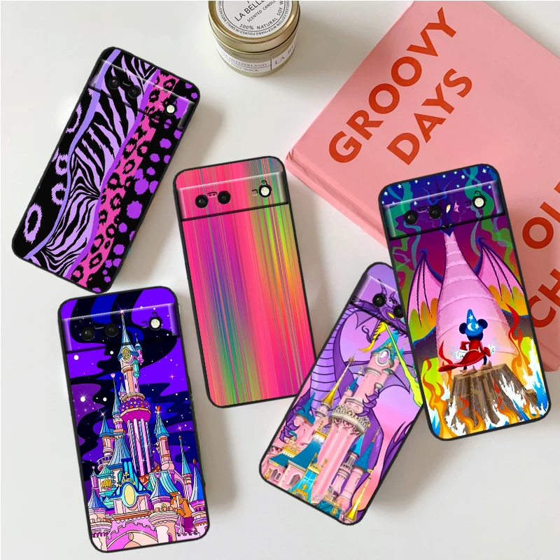 Красочный художественный Рисунок зебры для Google Pixel 9 8 7A 7 6A 6 5A 5 4 4A Φ черный